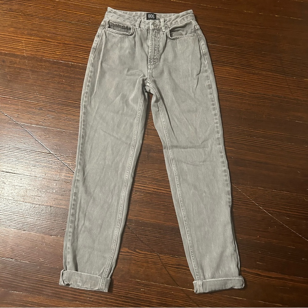 BDG / Light Gray High-Rise Mom Jeans 25 or 0